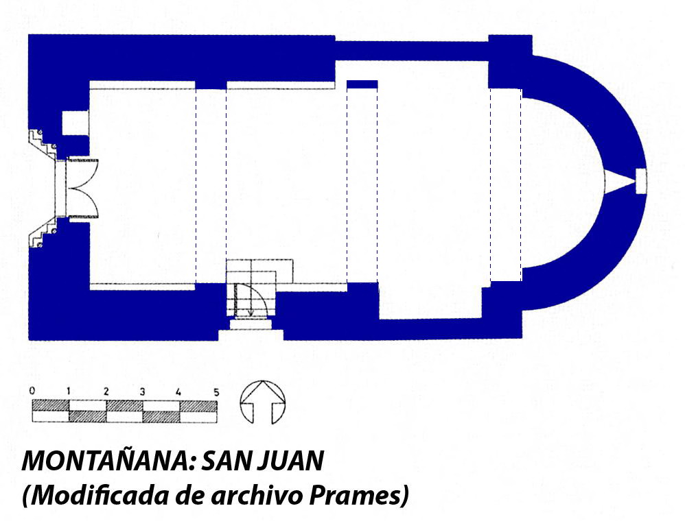 PLANTA DEL TEMPLO A PARTIR DE ESQUEMA DE PRAMES